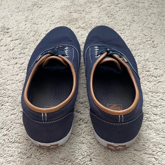 Navy Vans with Leather Accents - Picture 4 of 5